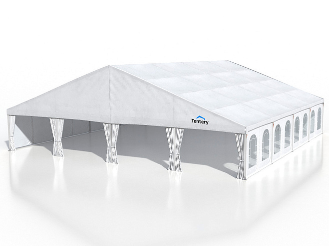 Двускатный шатер 20х20