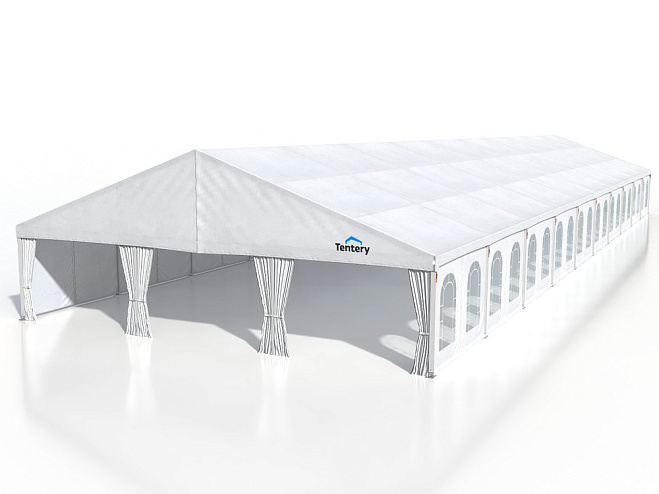 Двускатный шатер 15х50