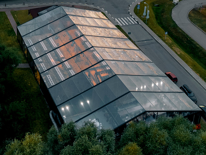 Двускатный шатер