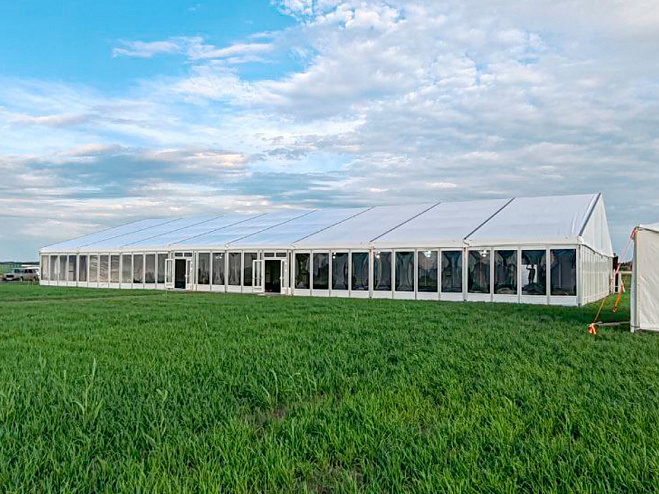 Двускатный шатер 20х40