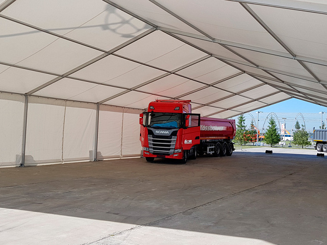 Двускатный шатер 15х40