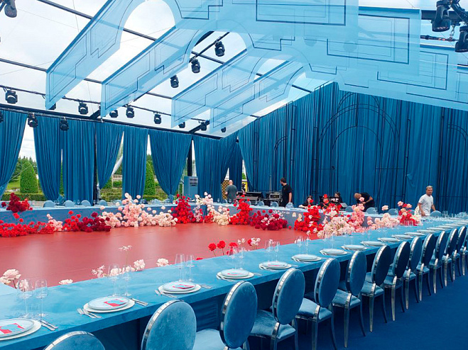 Двускатный шатер 15х30