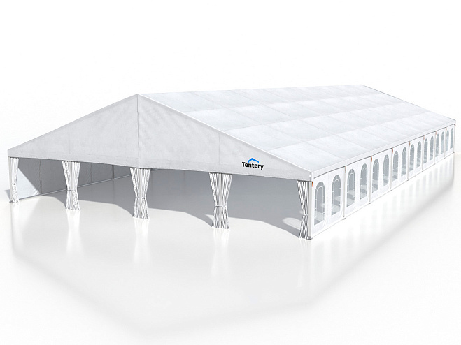 Двускатный шатер 20х40
