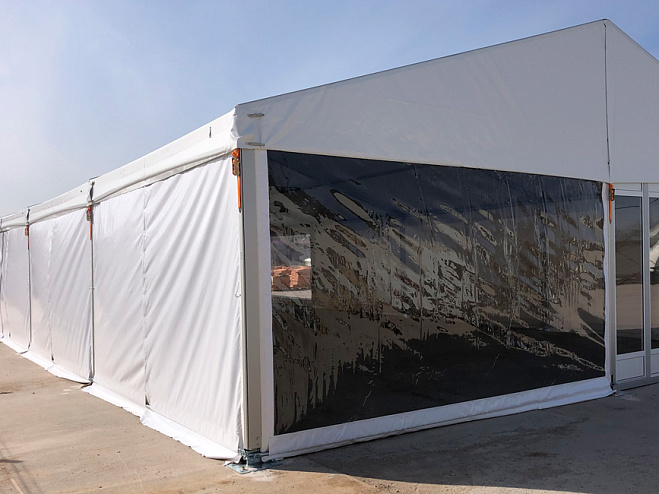 Двускатный шатер 10х25