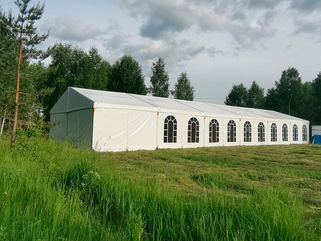 Двускатный шатер 10х40