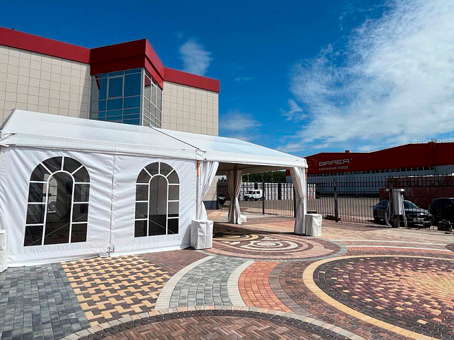 Двускатный шатер 10х10