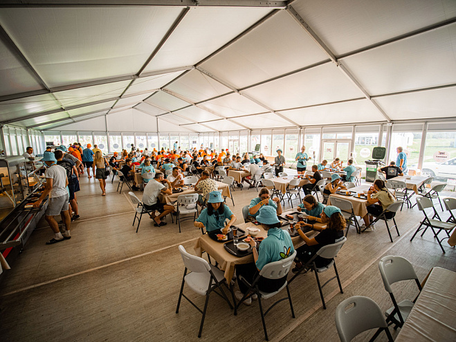 Двускатный шатер 15х40