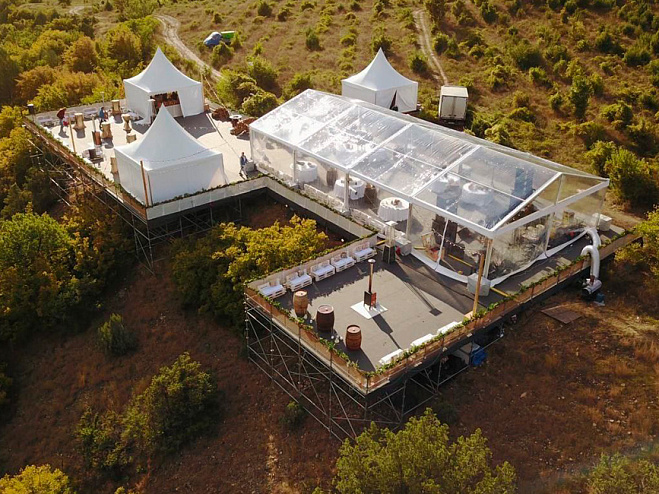 Двускатный шатер 10х20